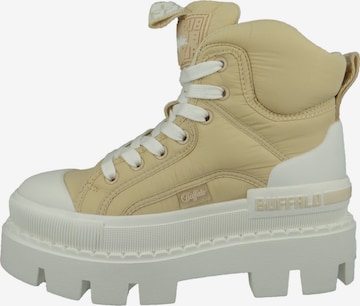 BUFFALO Schnürschuhe in Beige