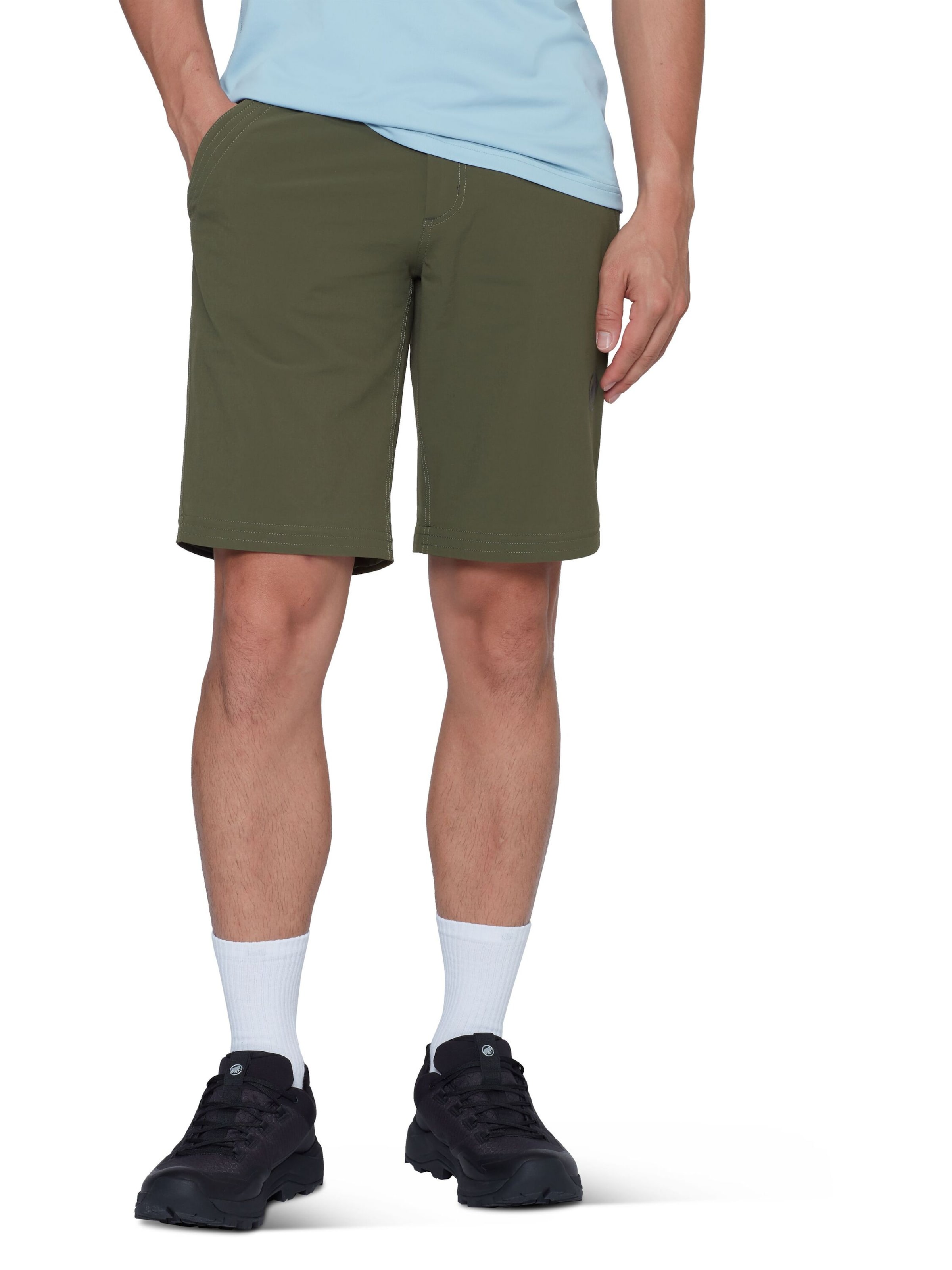MAMMUT Regular Outdoor Pants in Green