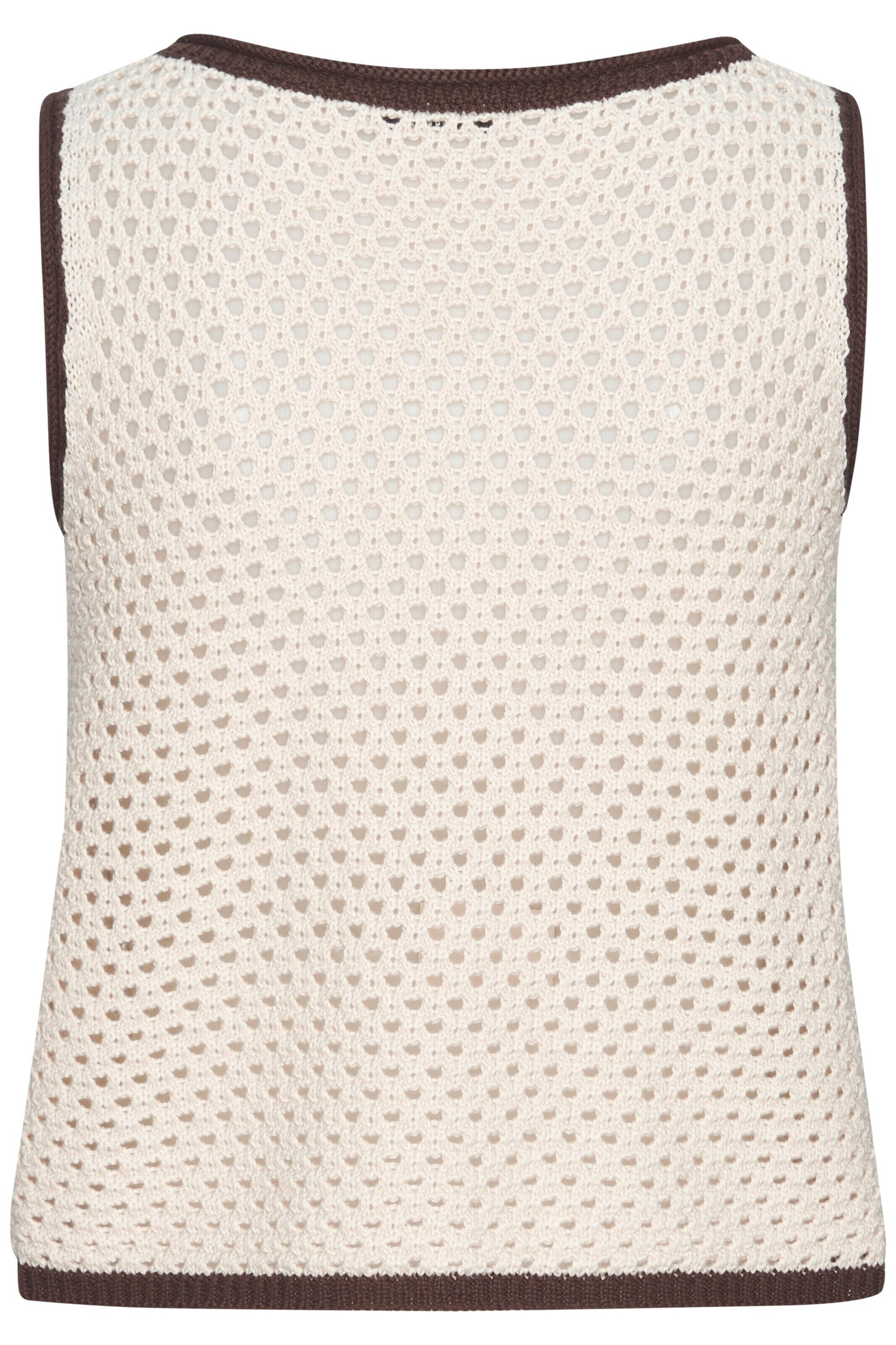 Copenhagen Studios Kootud topp, värv valge