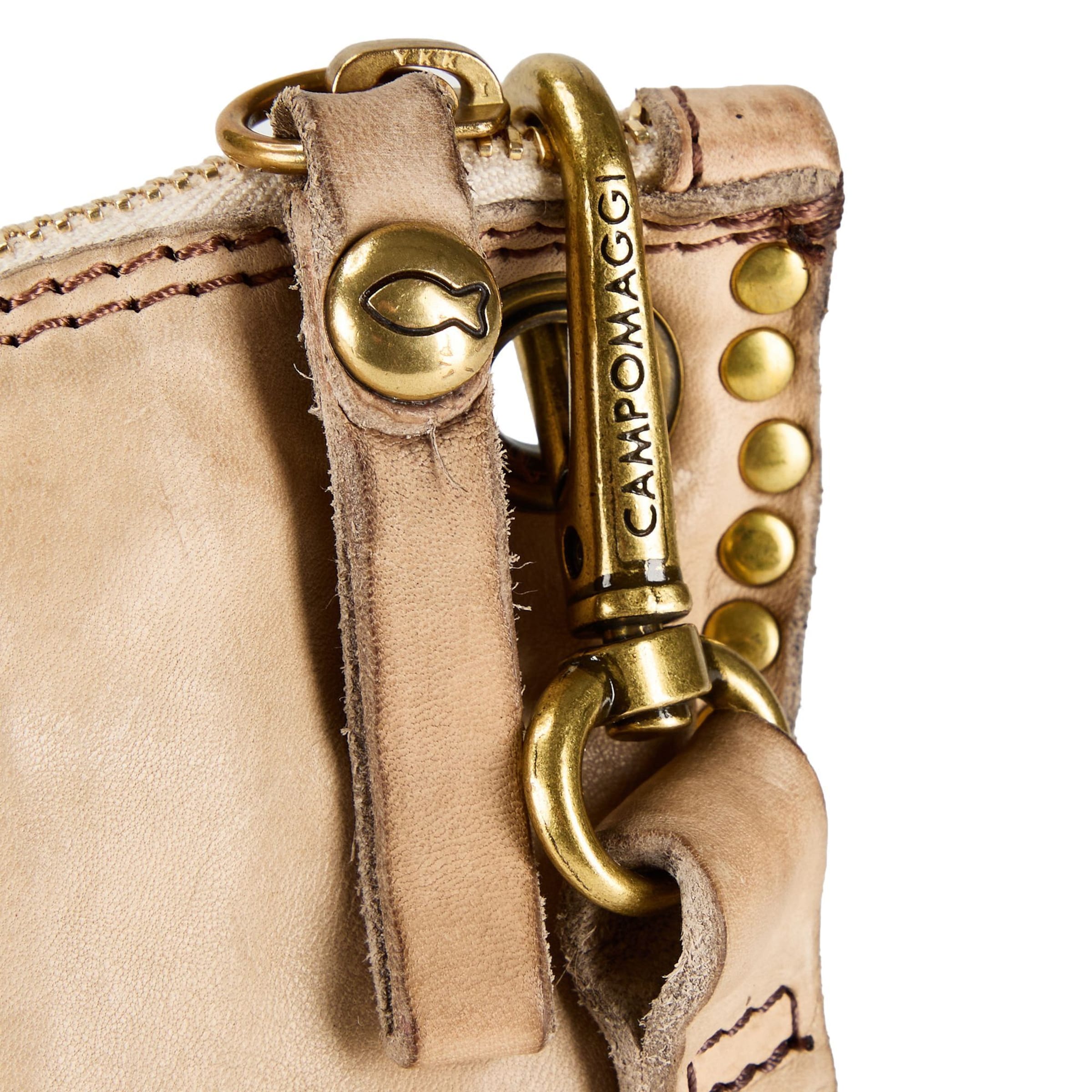 Campomaggi Schoudertas 'Ebe' in Beige