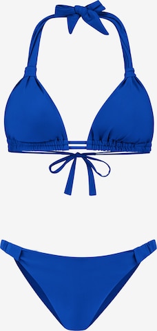 Shiwi Kolmio Bikini 'Bibi' värissä sininen: etupuoli