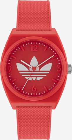 ADIDAS ORIGINALS Analog klocka i röd: framsida