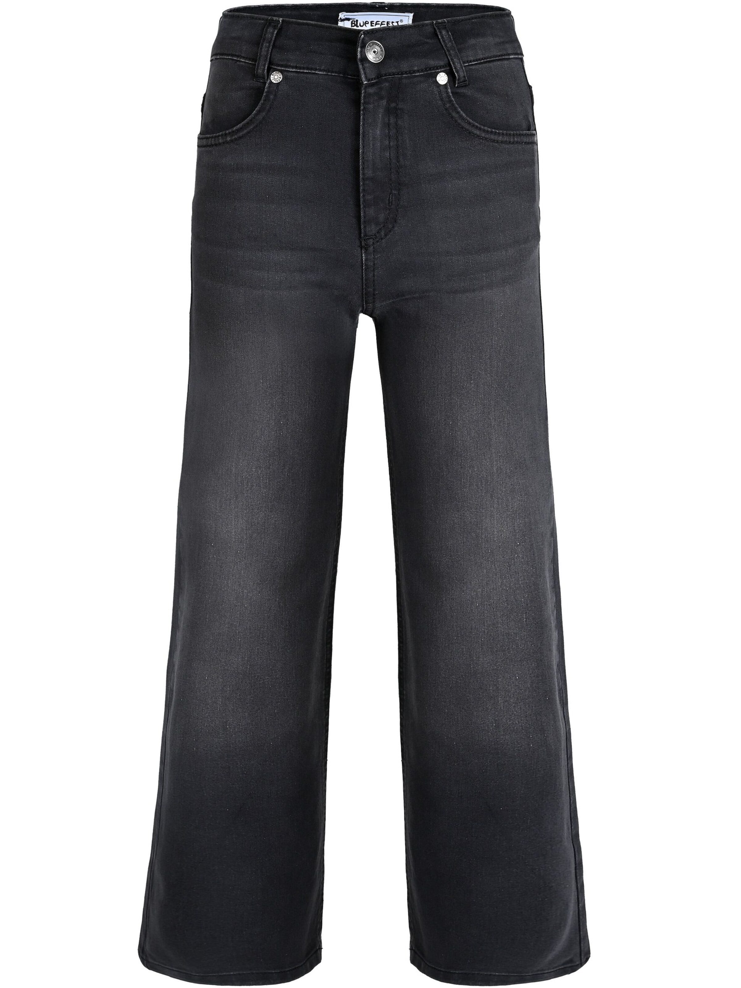 BLUE EFFECT Jeans 'Wide Leg Jeans high waist slim fit' in Black: front