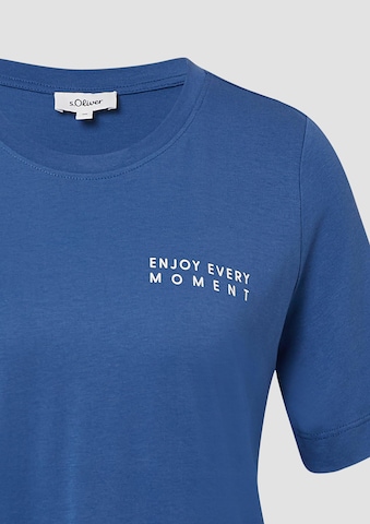 s.Oliver T-Shirt in Blau