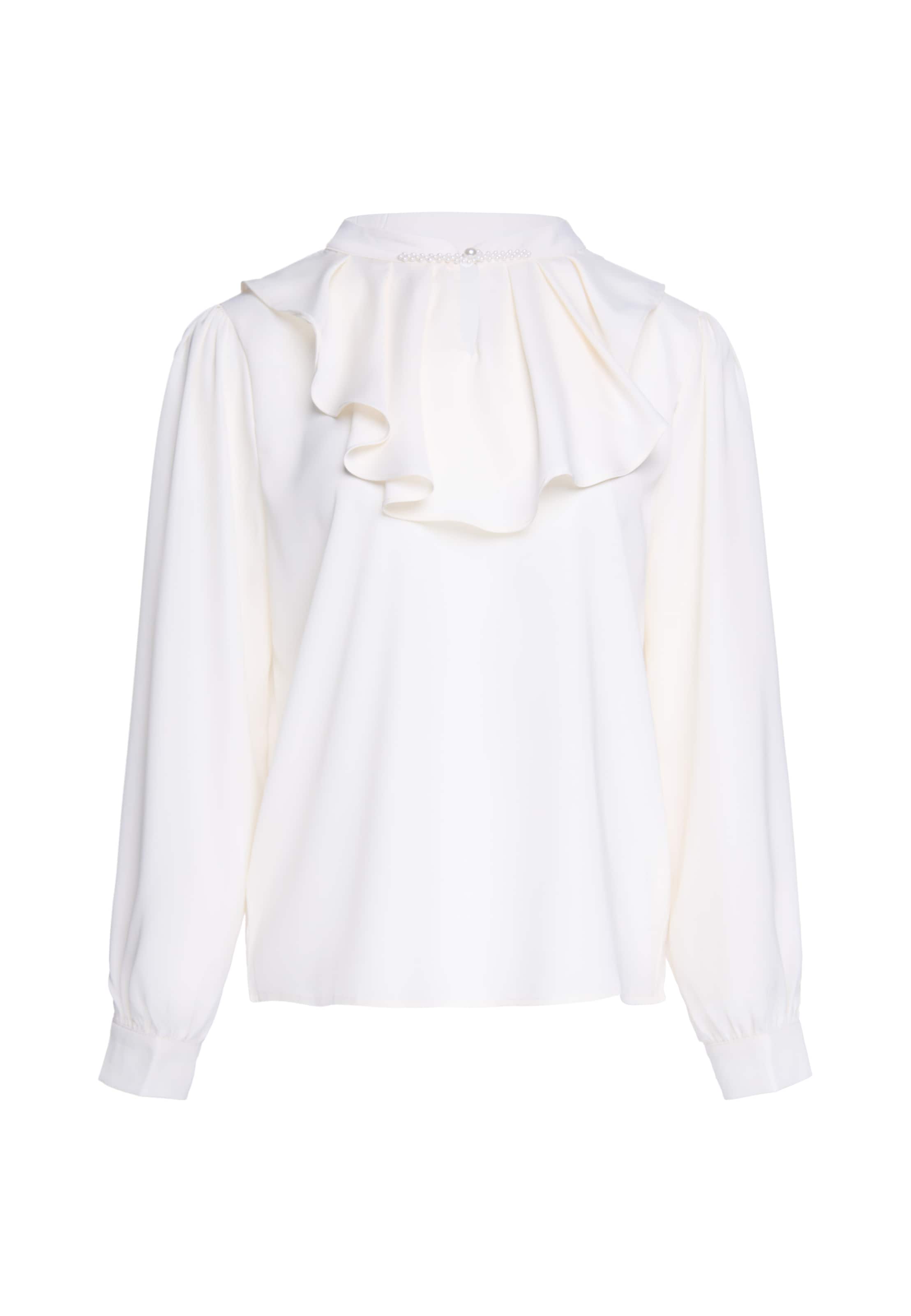 usha BLACK LABEL Blouse in Beige: voorkant