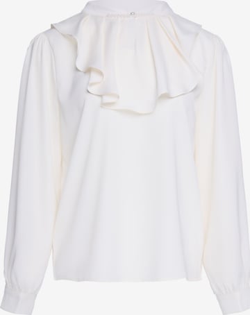 usha BLACK LABEL Blouse in Beige: voorkant