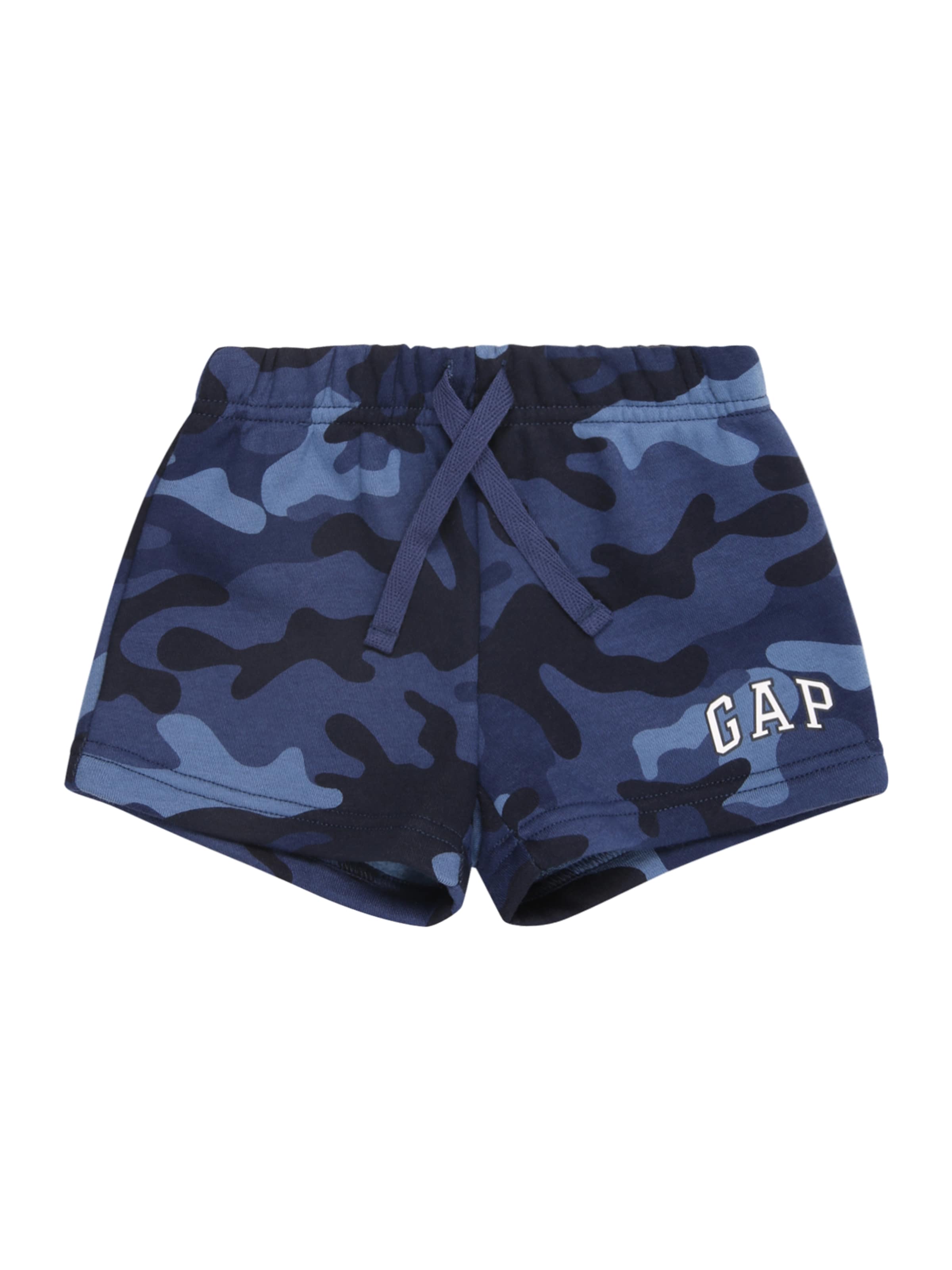 Regular Pantaloni de la GAP pe albastru: față