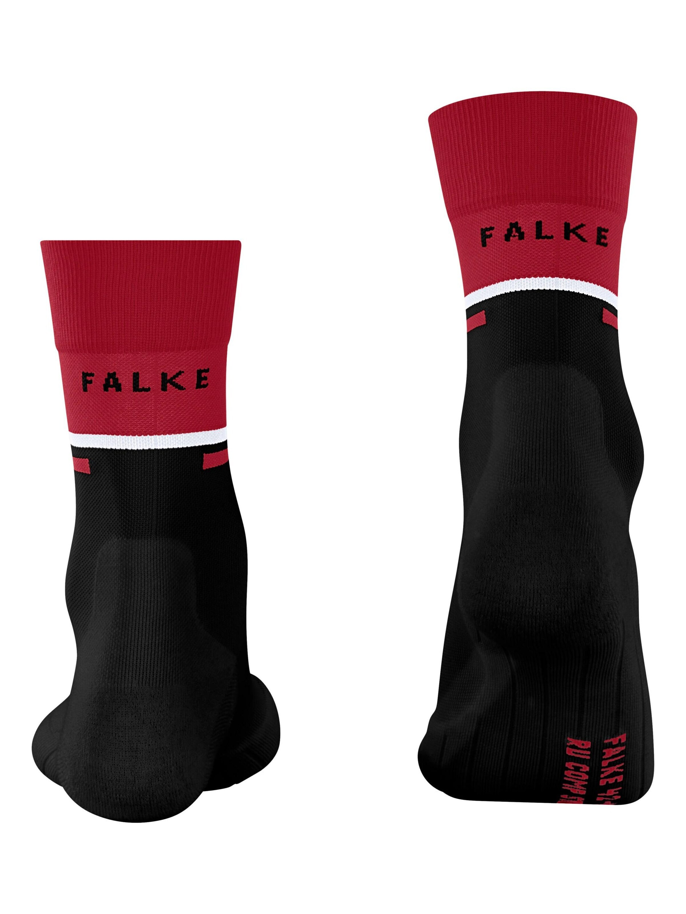 FALKE Sportsocken 'RU Compression Stabilizing'‌‌‌‌‌‌ in Schwarz