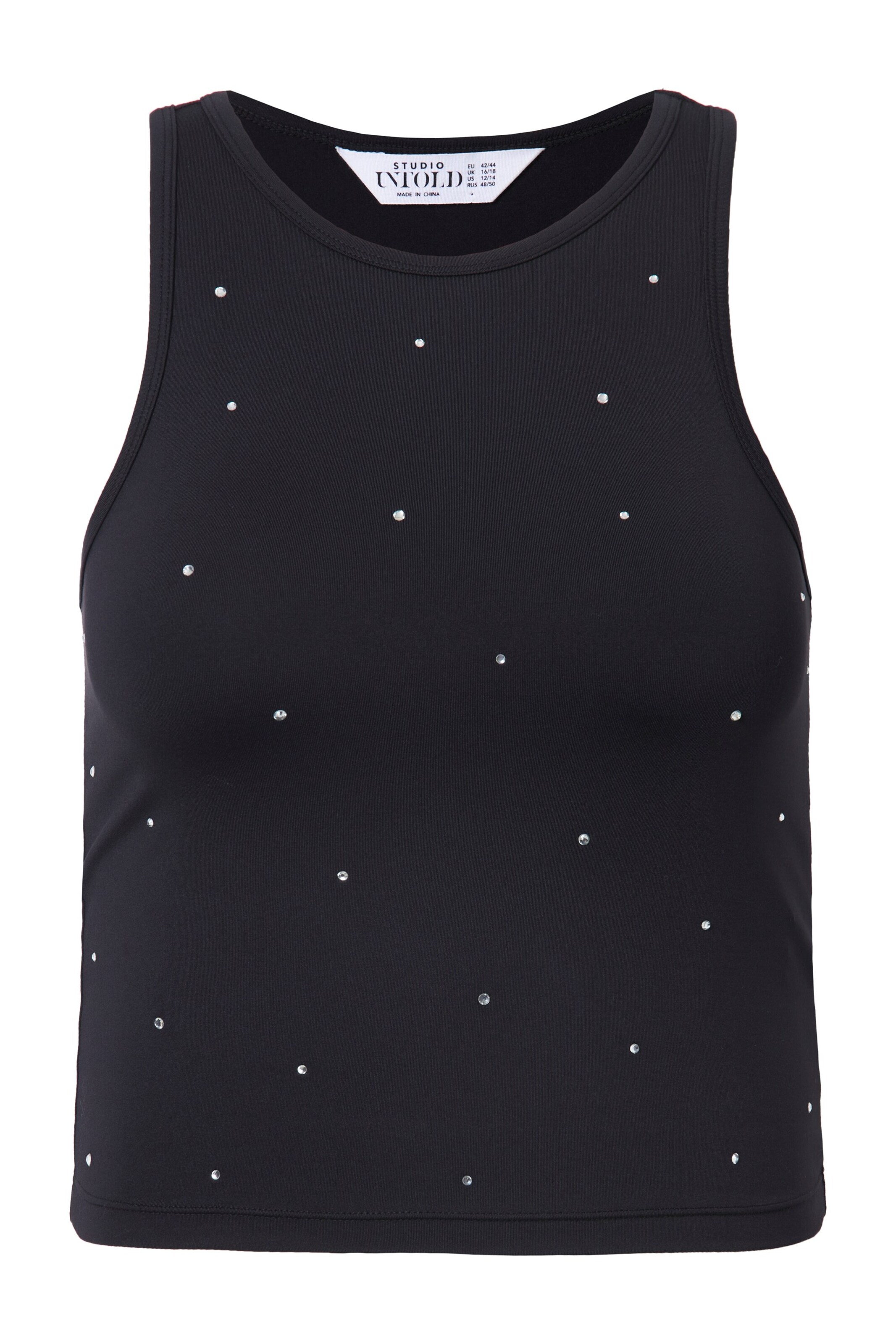 Studio Untold Top in Black: front
