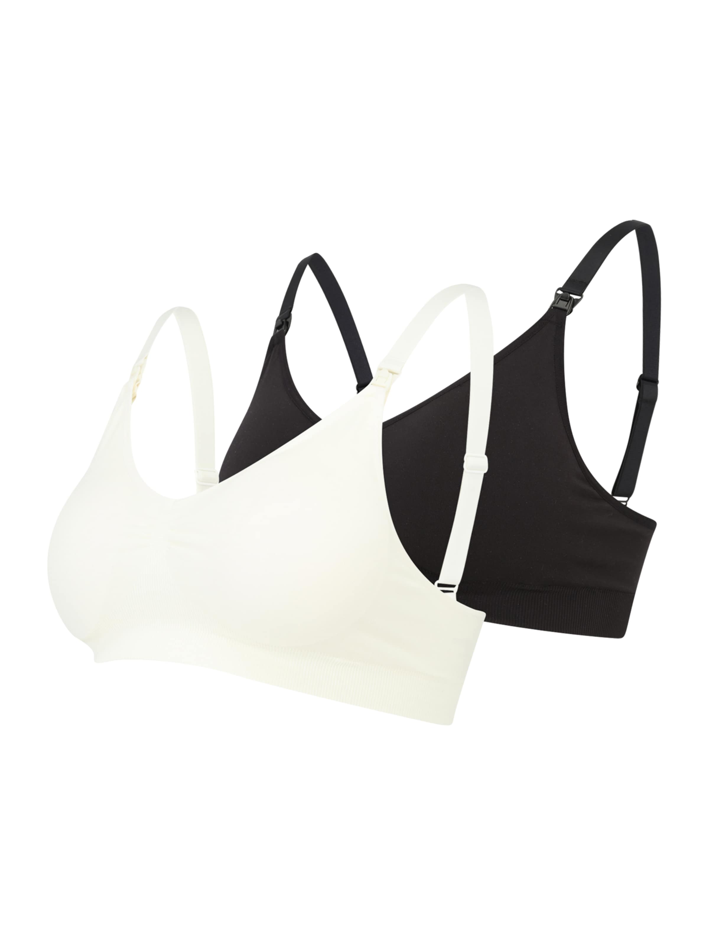 MAMALICIOUS Nursing Bra 'MLILJA' in Black: front