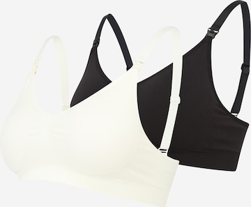 Reggiseno da allattamento 'MLILJA' di MAMALICIOUS in nero: frontale