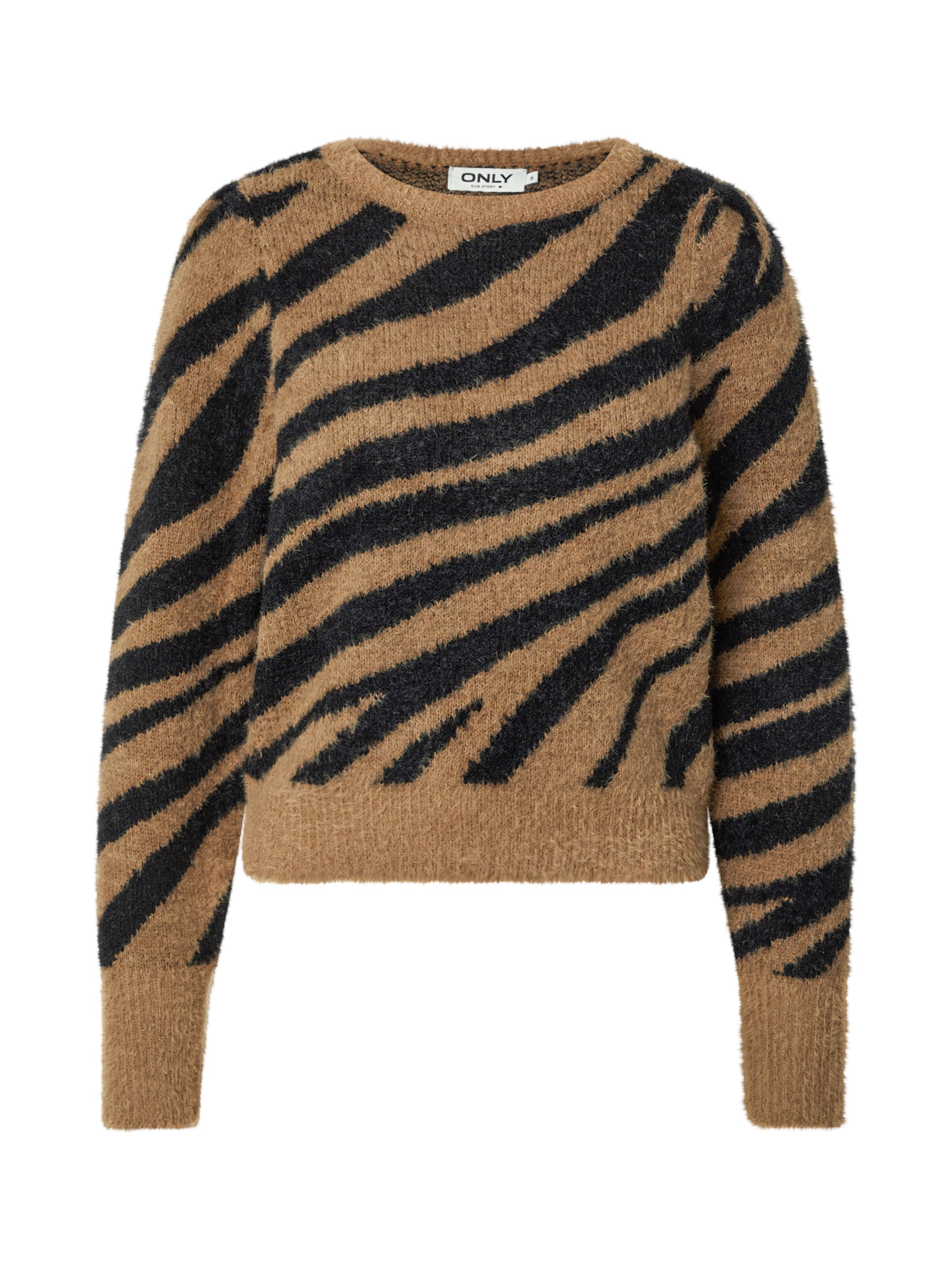 ONLY Sweater 'ONLPIUMO' in Brown: front
