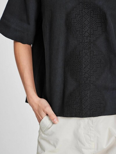 Gai+Lisva Top in de kleur Zwart, Productweergave