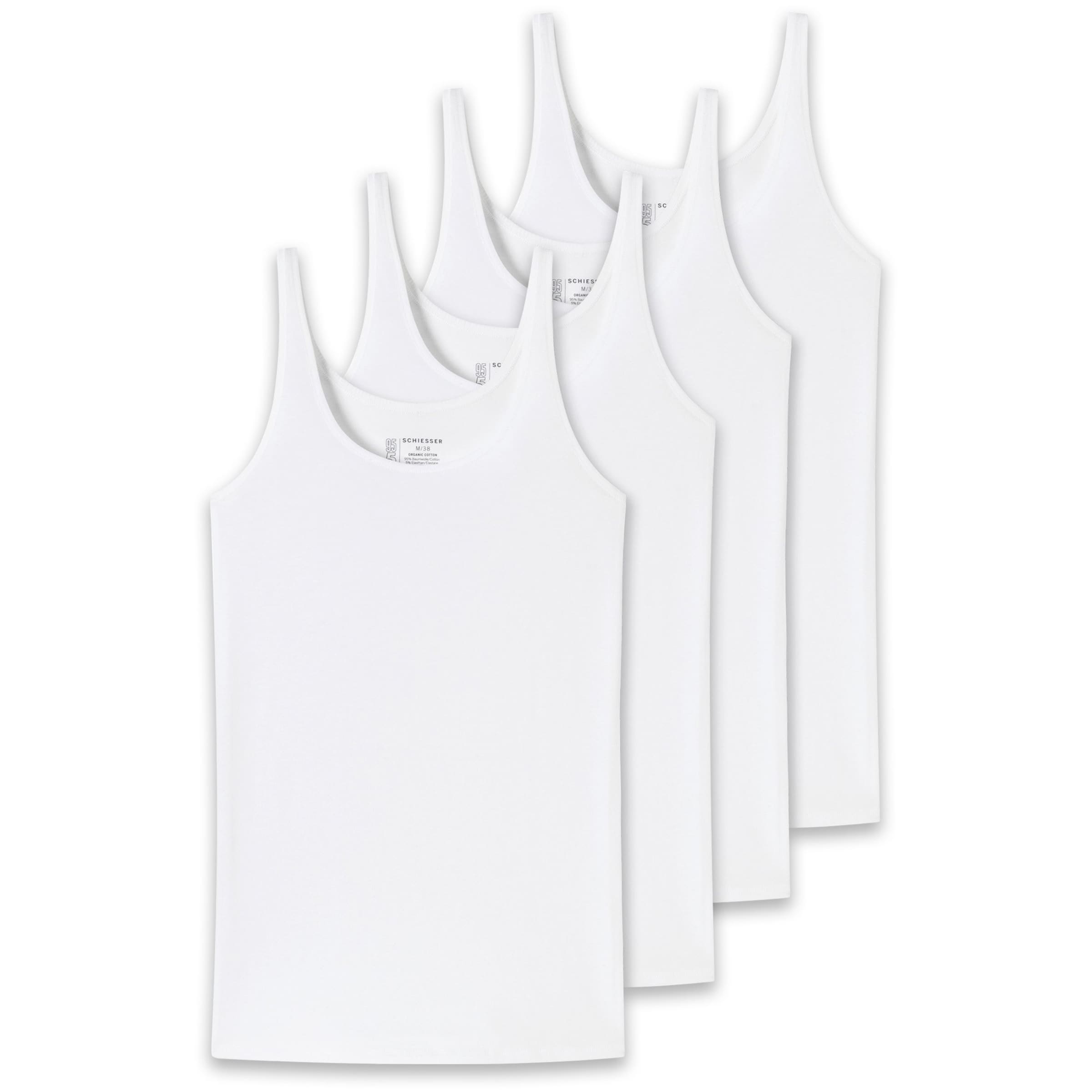 SCHIESSER Undertrøje i hvid: forside