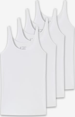 Maillot de corps SCHIESSER en blanc : devant