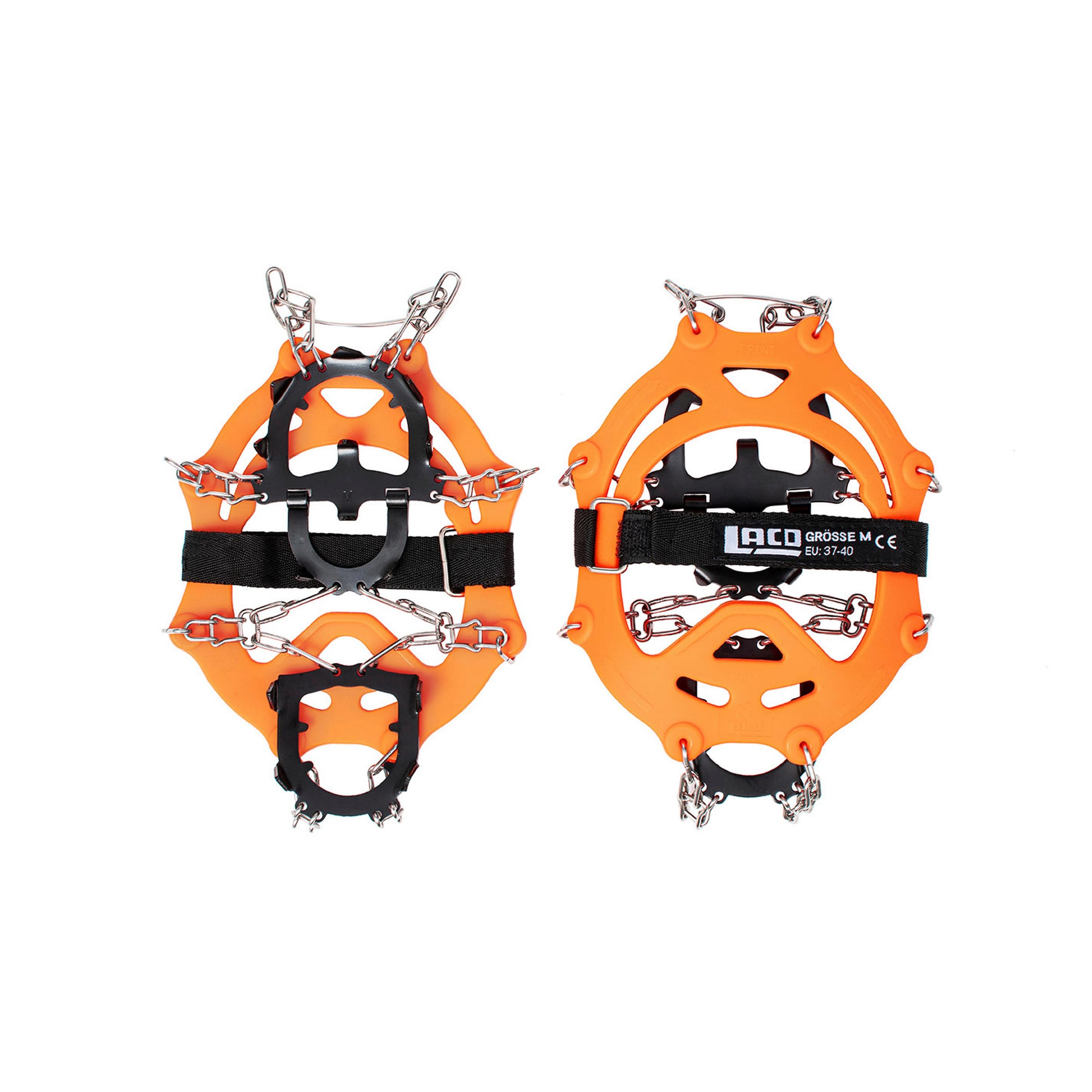 LACD Schuhkralle 'Spikes Easy II' in Orange: Vorderseite