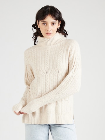 JDY Trui 'JDYELBA' in Beige: voorkant