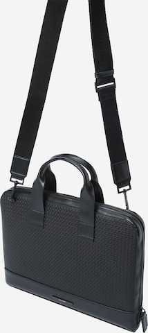 Sac d’ordinateur portable Calvin Klein en noir