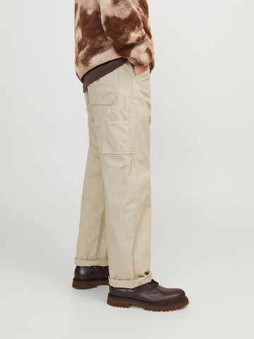 JACK & JONES Regular Housut 'Teddie' värissä beige