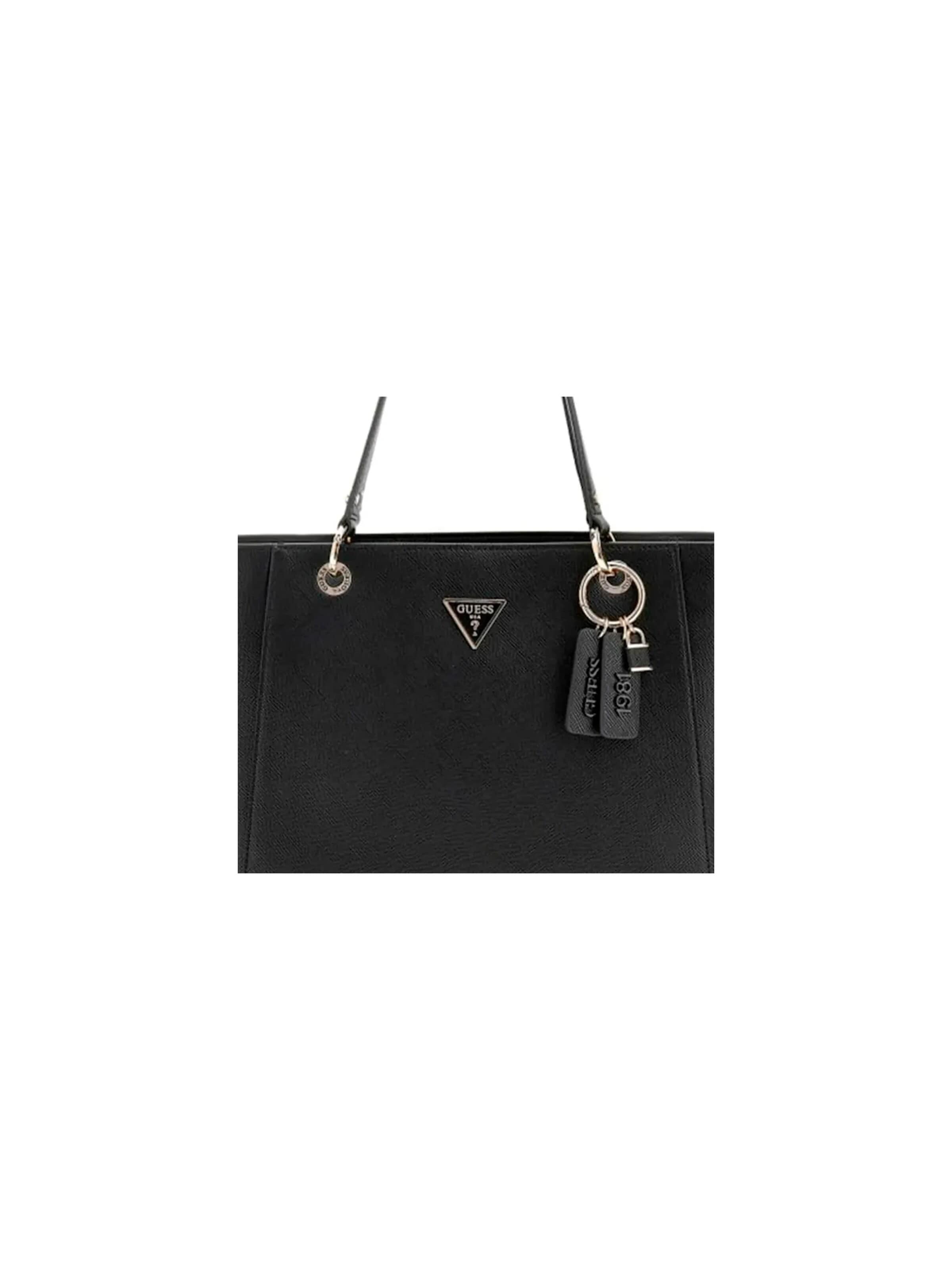 Trousse de maquillage 'saffiano' GUESS en noir