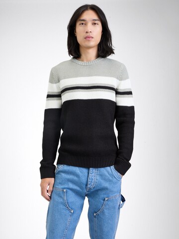 Pullover 'JJSANDER' di JACK & JONES in nero: frontale