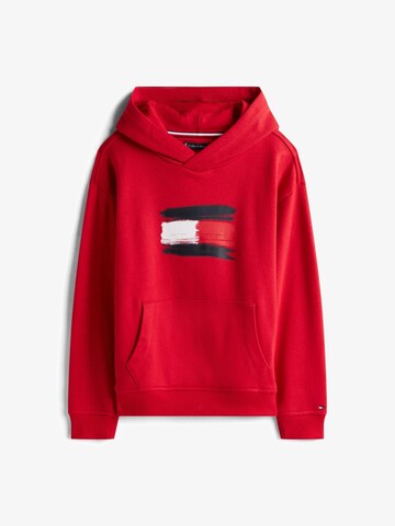 TOMMY HILFIGER Sweatshirt 'FLAG JUNIOR' in Rot: Vorderseite