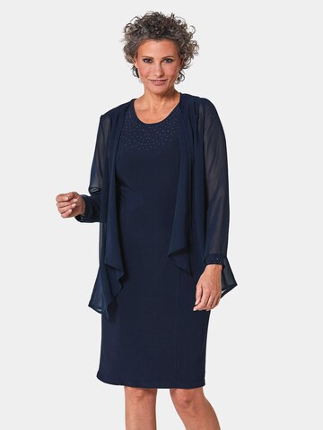 Goldner Jurk in Blauw: voorkant