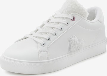 LASCANA Sneakers in White: front