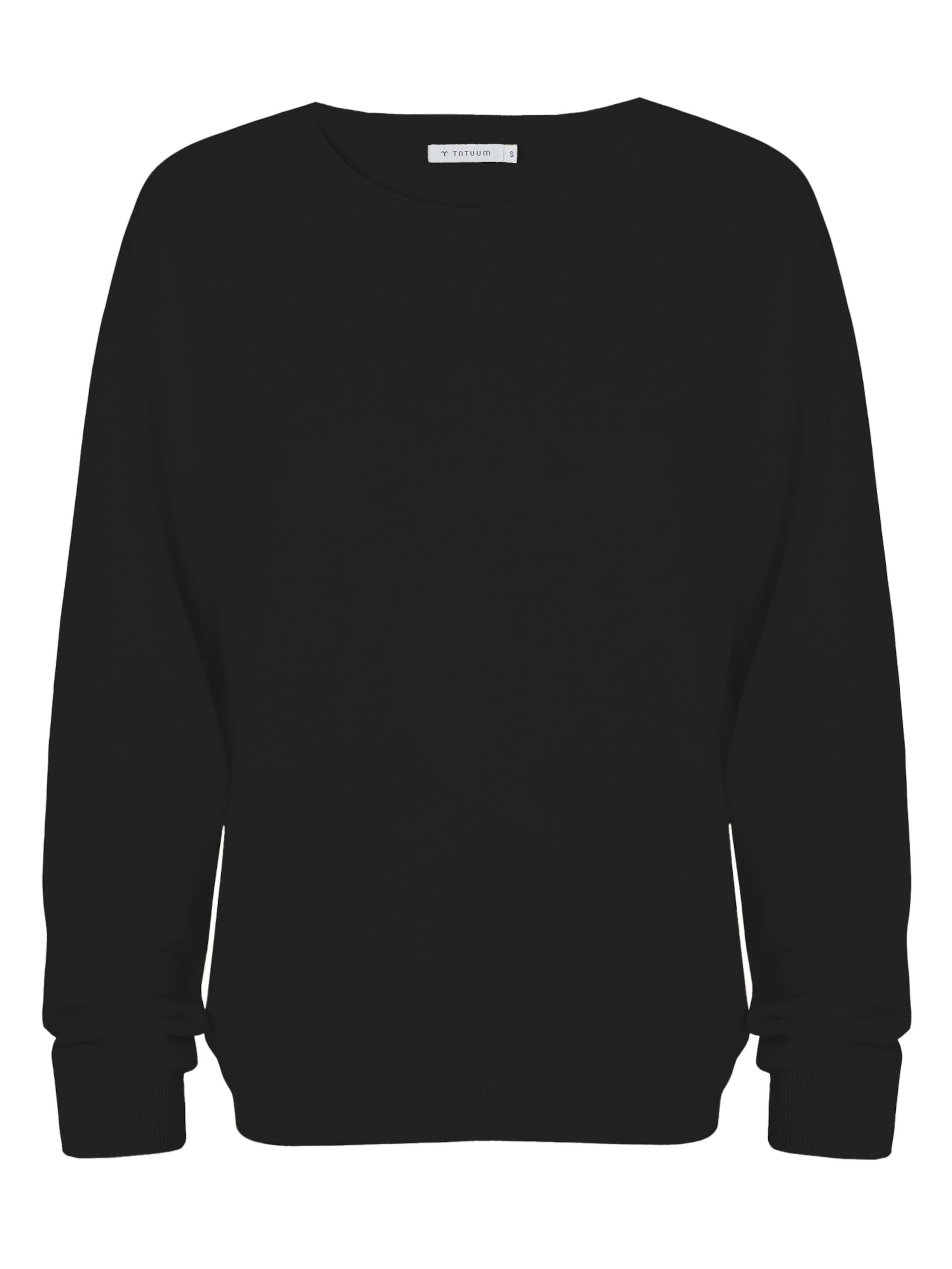 TATUUMPulover - crna boja: prednji dio