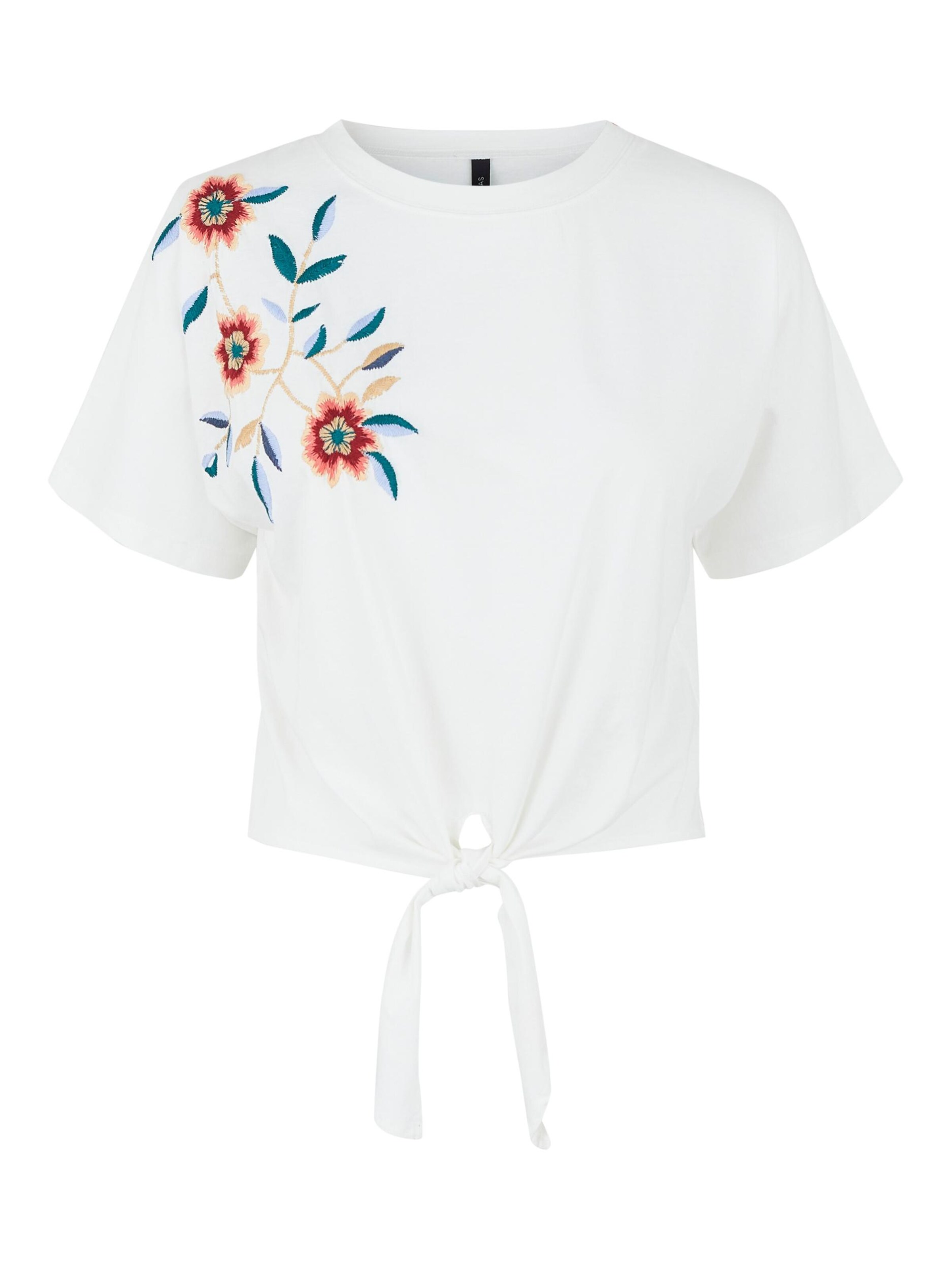 YAS Koszulka 'Fabian' w kolorze biały: przód