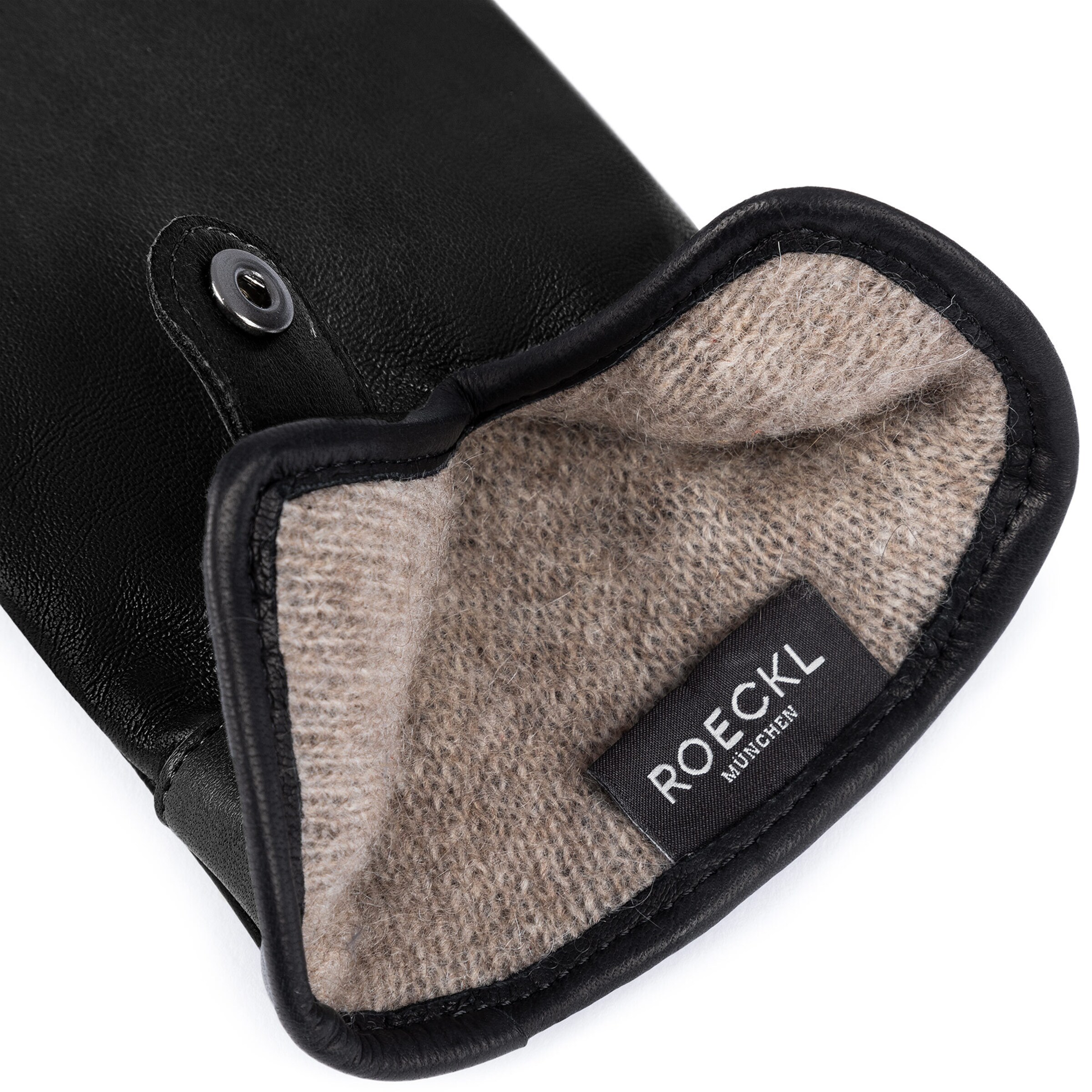 Roeckl Full finger gloves 'DRESDEN TOUCH' in Black