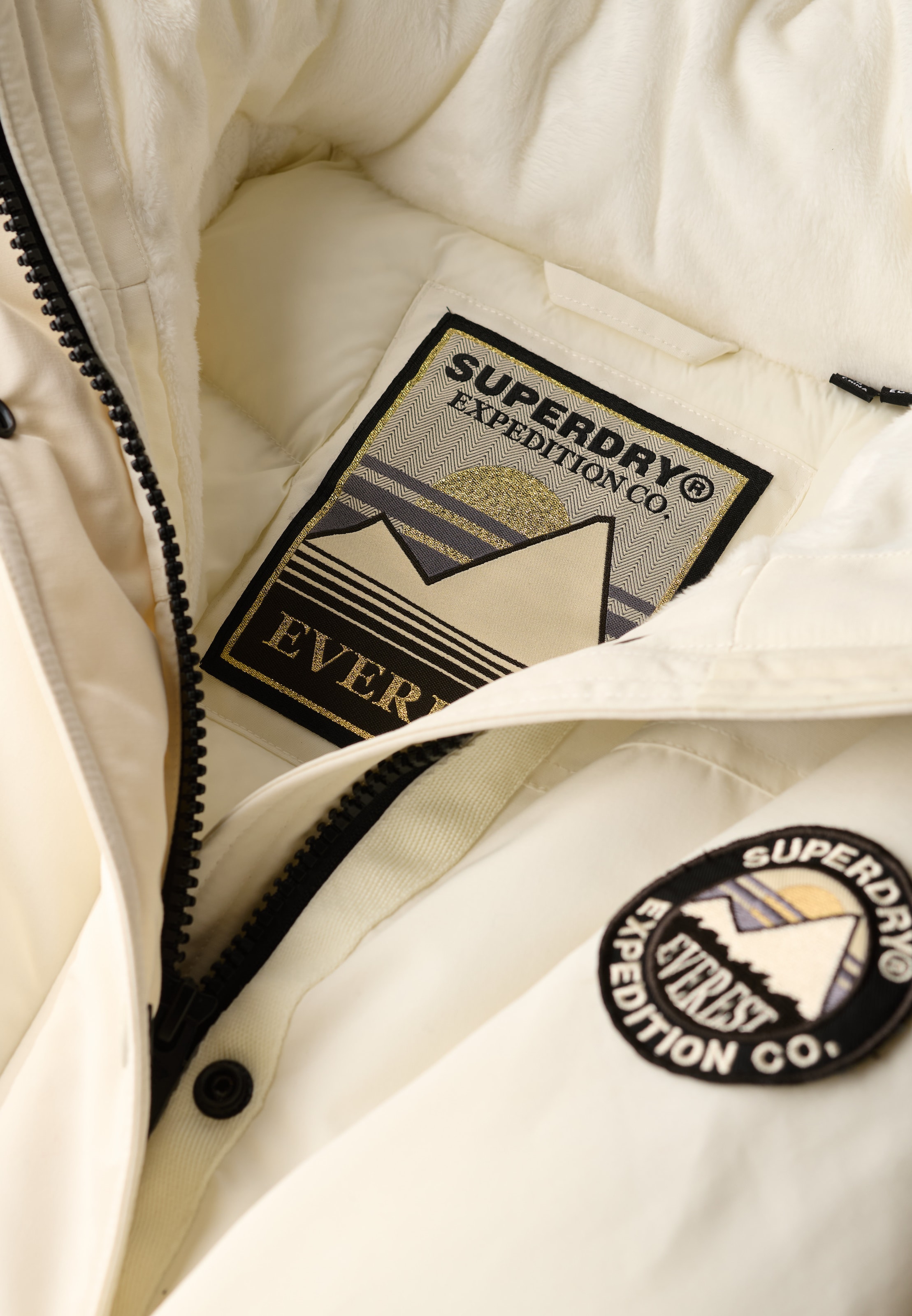 Parka d’hiver 'Everest' Superdry & Co en blanc