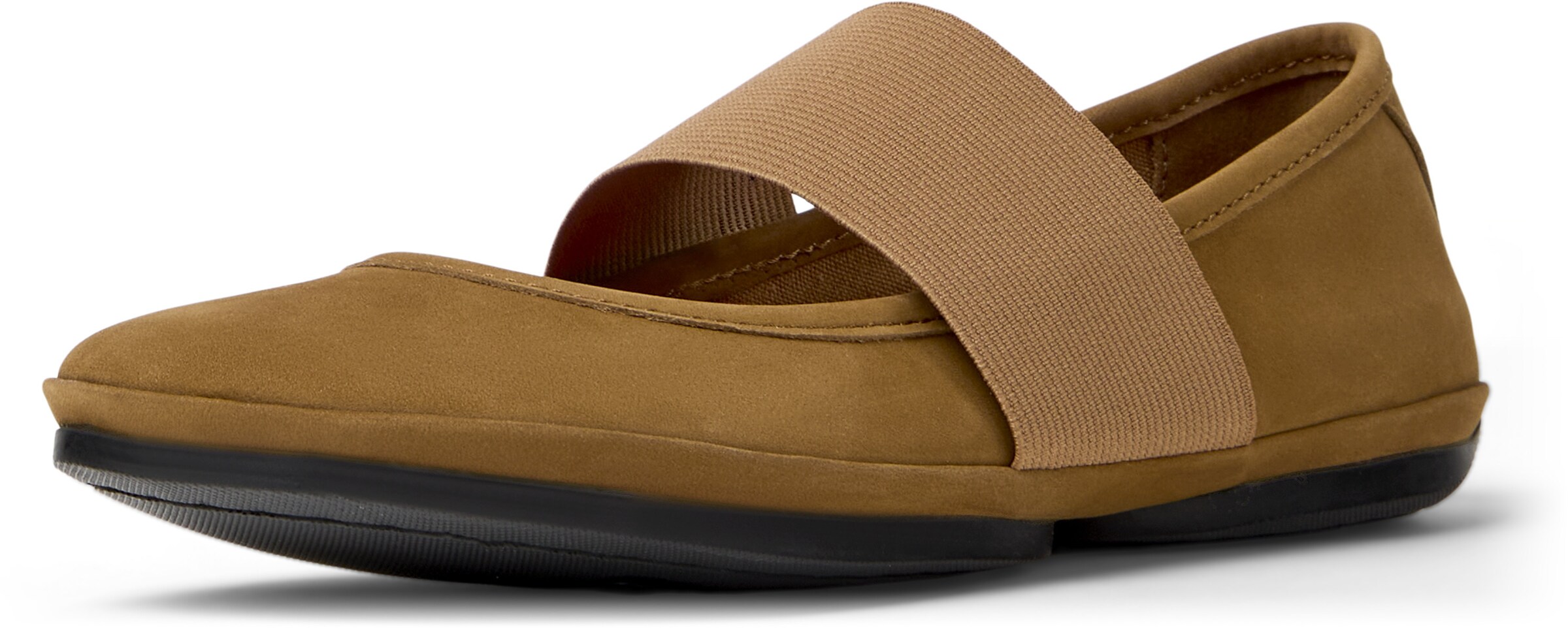CAMPER Strap ballerina &#x27;Right Nina&#x27; in Brown: front