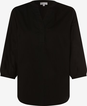 Marie Lund Bluse in Schwarz: predná strana