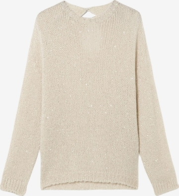 Pullover di oltre in bianco: frontale