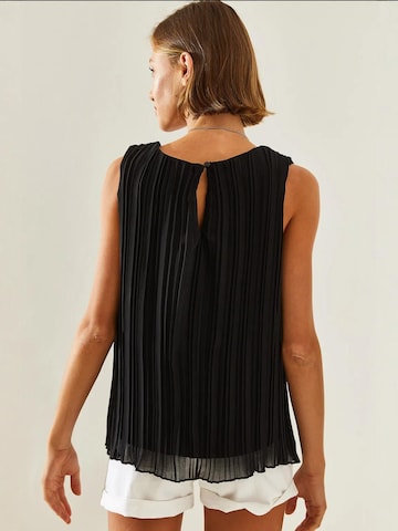 Bianco Lucci Blouse in Zwart
