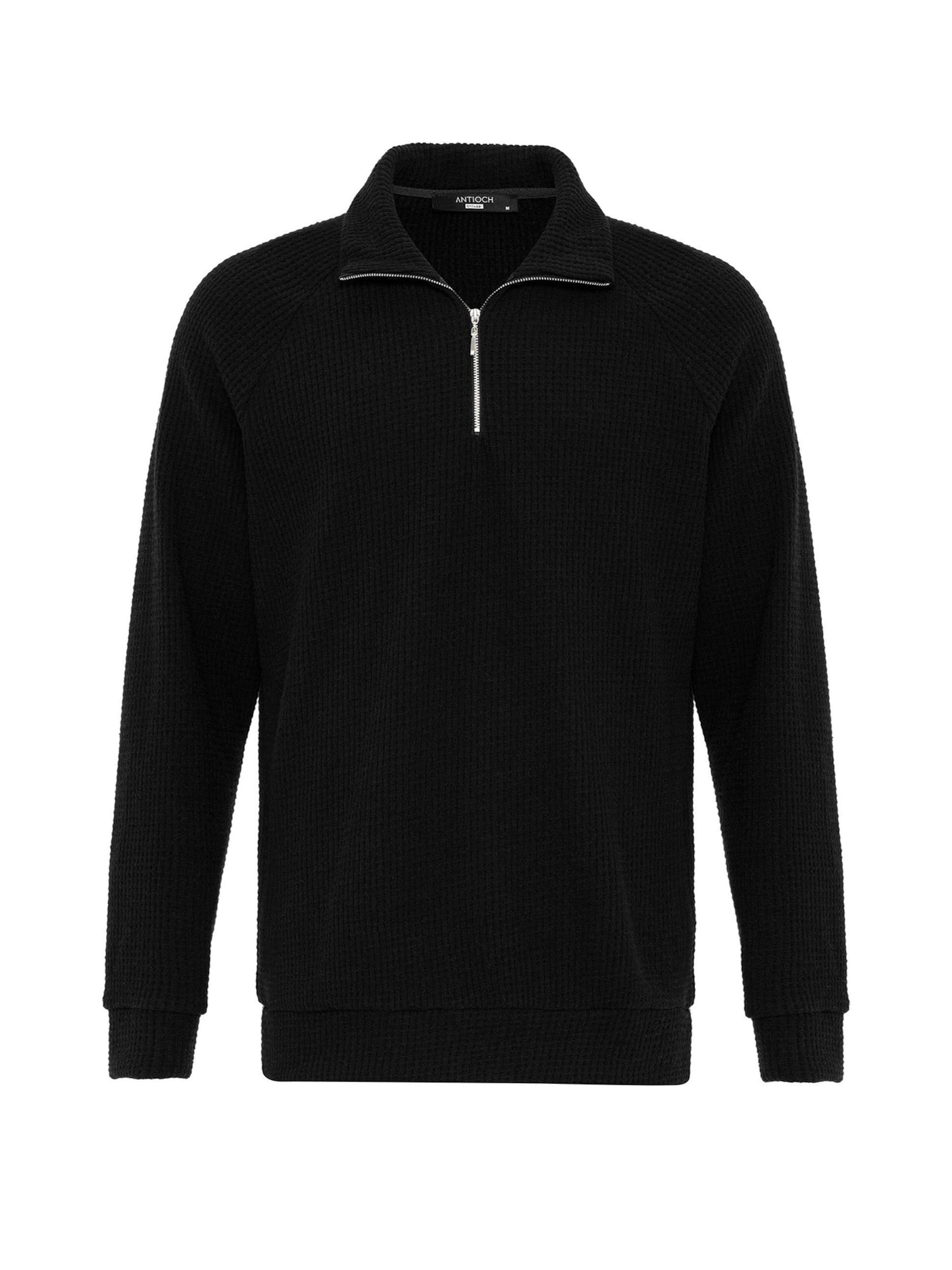 Antioch Pullover in Schwarz: Vorderseite