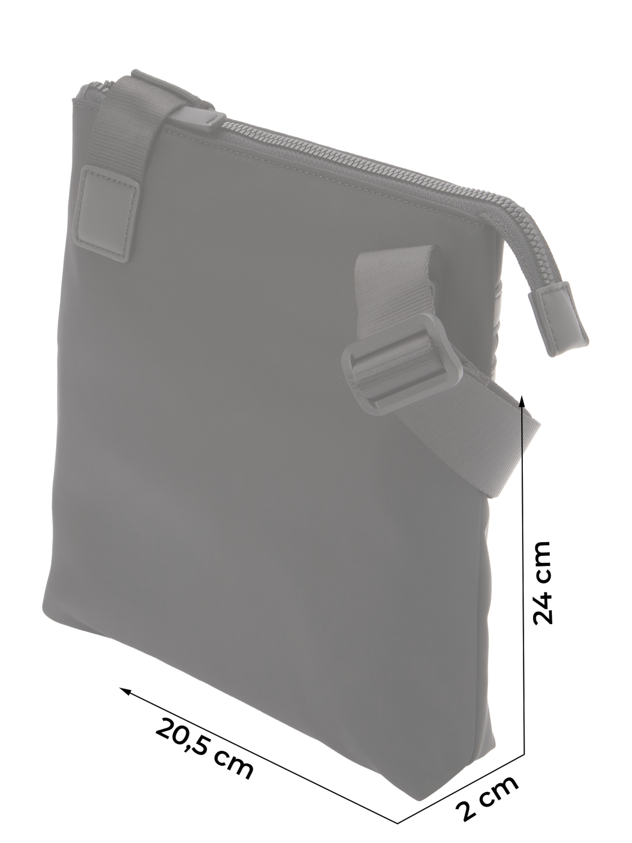 melns ARMANI EXCHANGE Pleca soma 'LAS VEGAS'