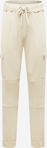 Key Largo Tapered Cargobroek 'Result' in Beige: voorkant