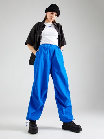 HUGO Tapered Broek 'Hafisa' in Blauw