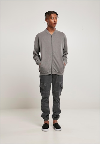 Urban Classics Zip-Up Hoodie in Grey