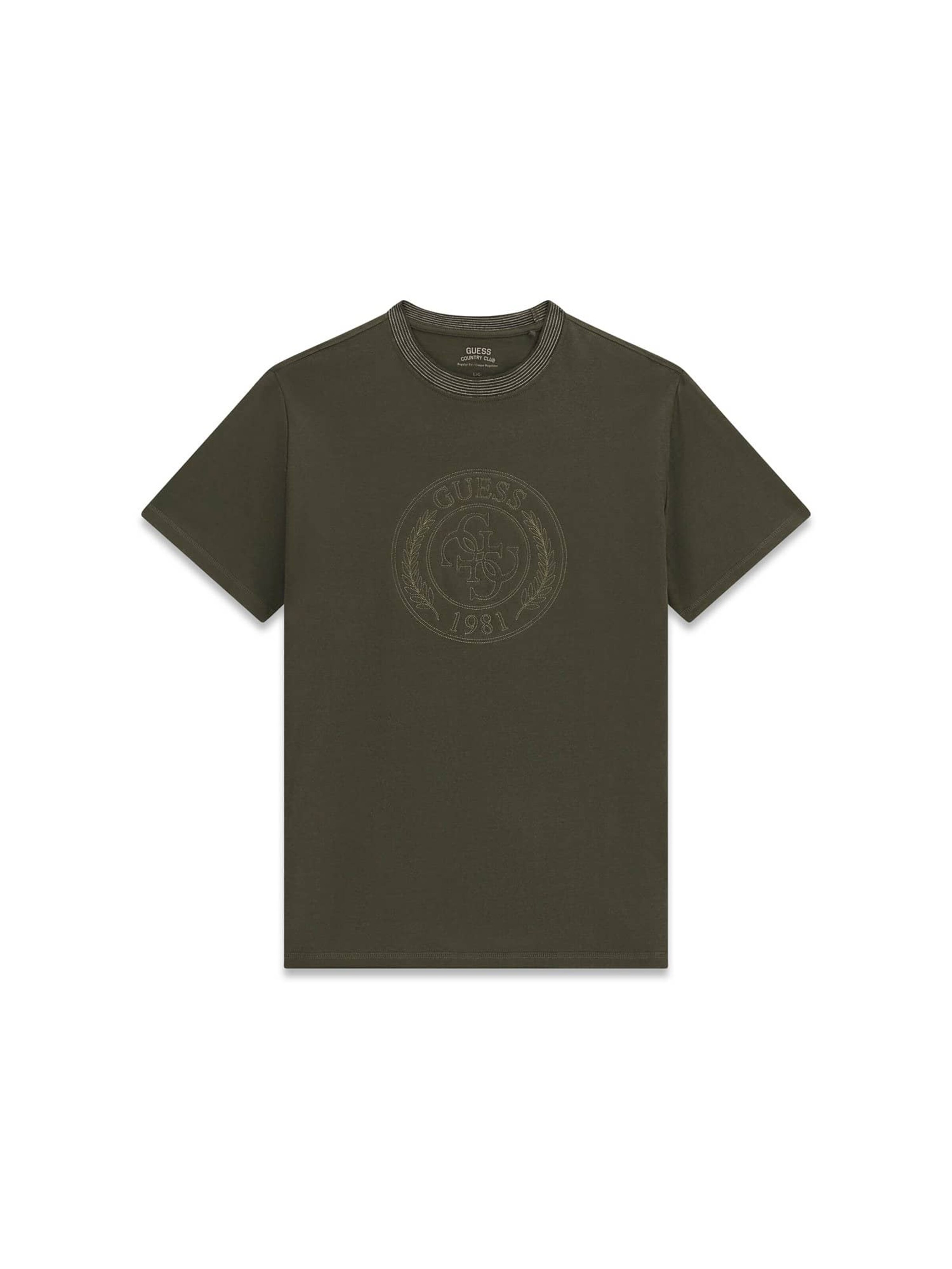 GUESS T-Shirt in Grün: Vorderseite