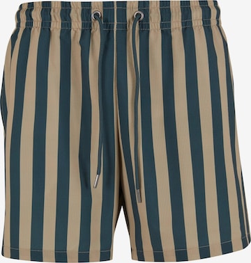 Urban Classics Swimming shorts in Beige: front