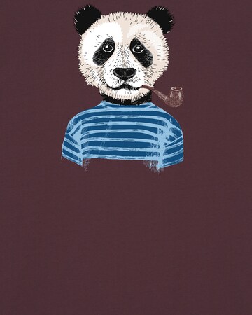 Maglietta 'Panda' di Watapparel in rosso