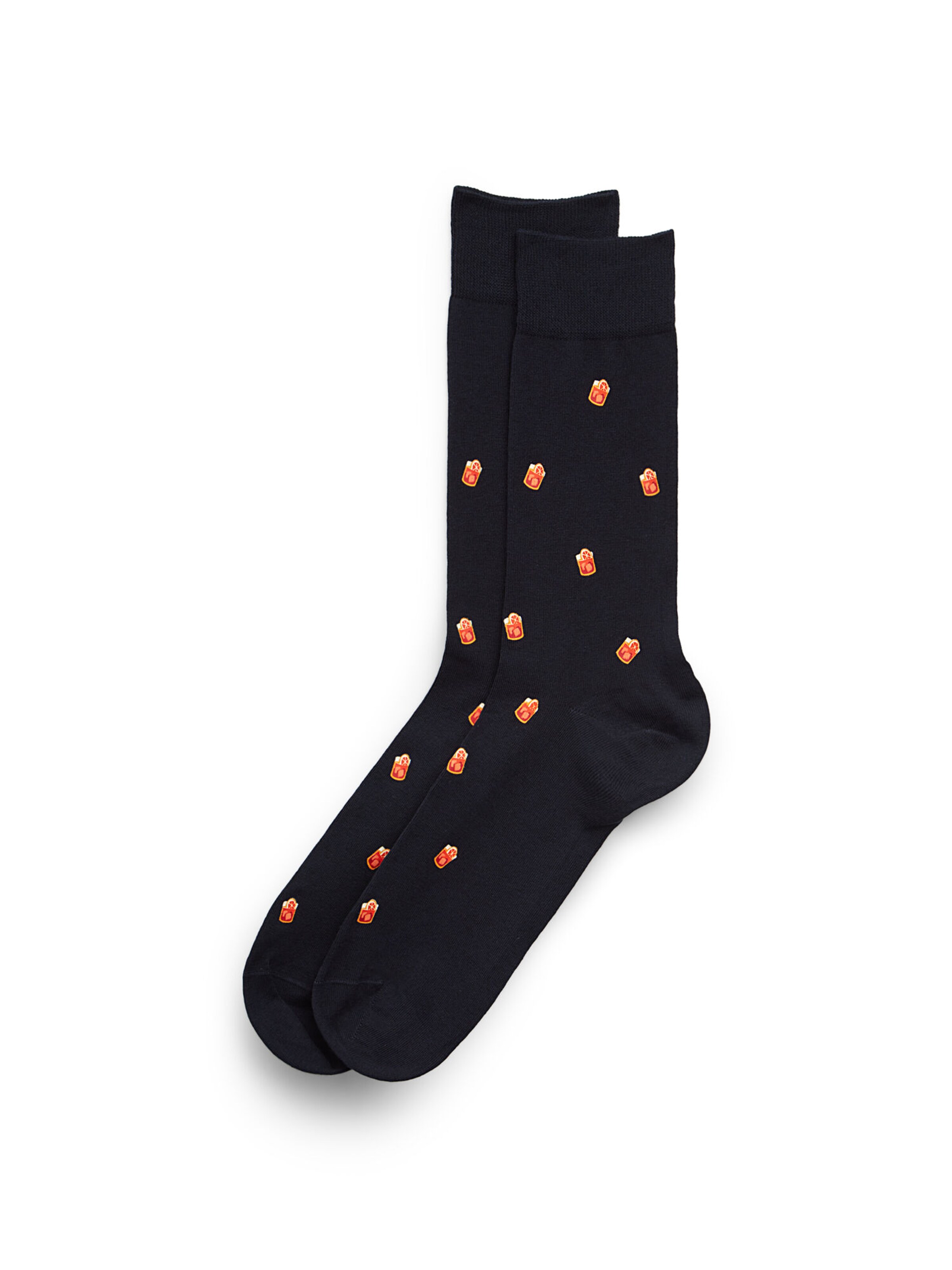 IUMAN Intimissimi Uomo Socks in Black: front
