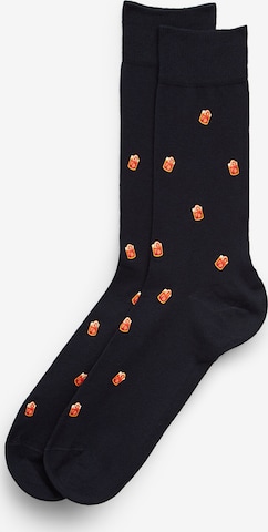 IUMAN Intimissimi Uomo Socks in Black: front