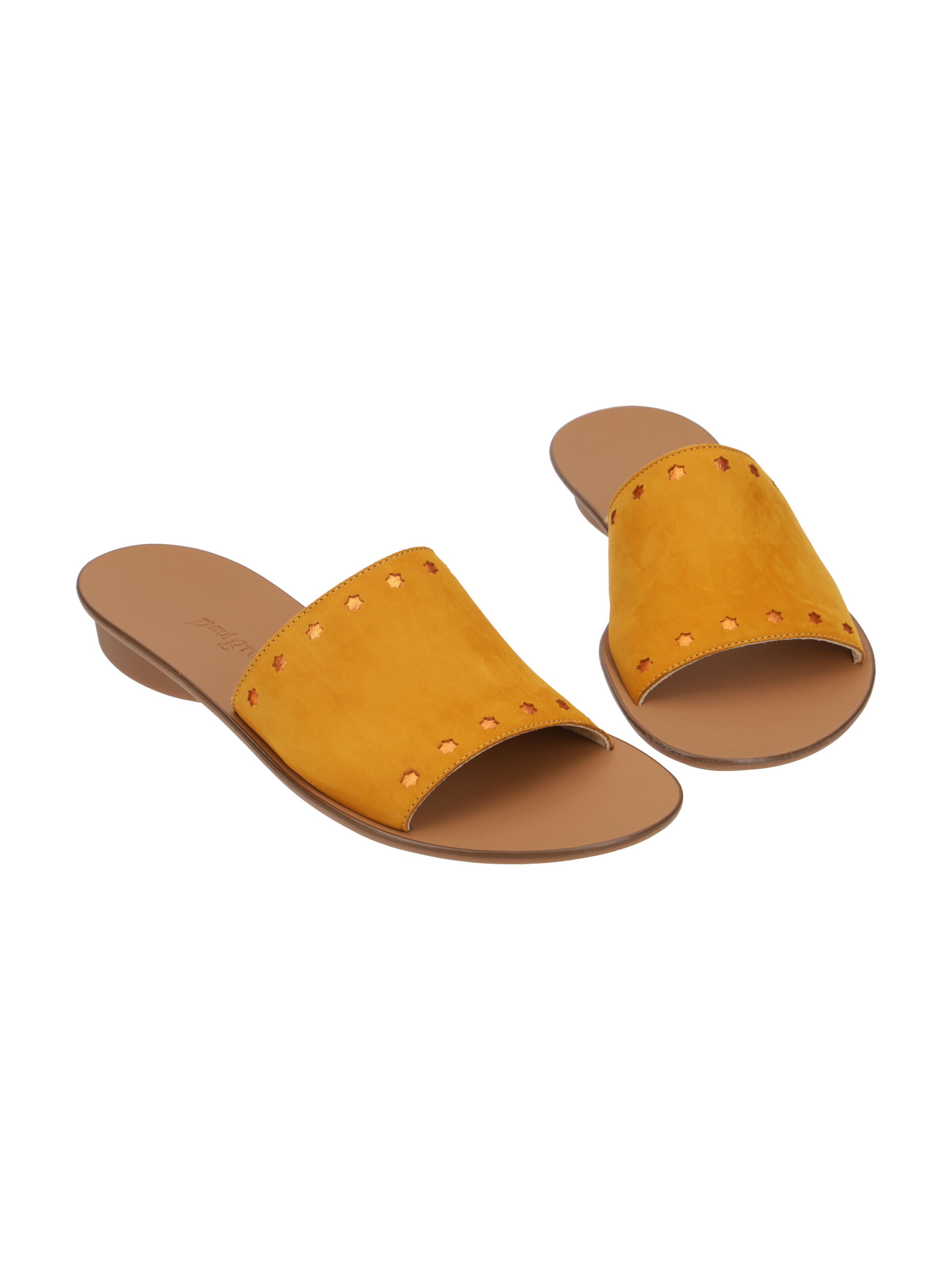 Paul Green Mules in Yellow