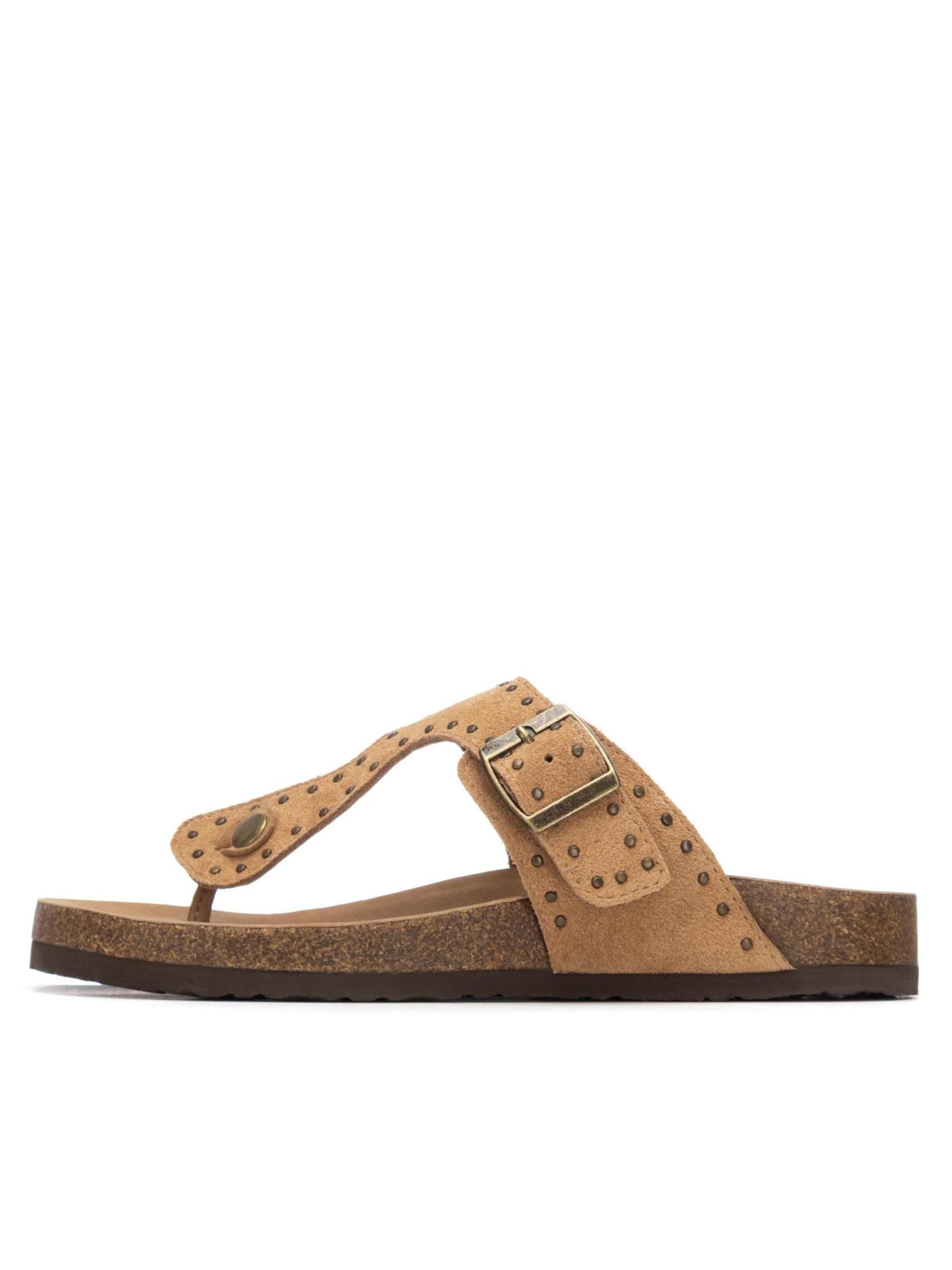 Xti - Sandalias en beige: frente