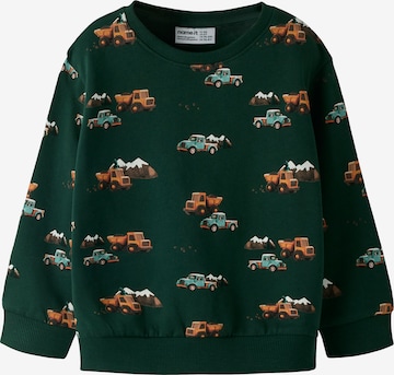 NAME ITSweater majica 'NMMONIKIAN' - zelena boja: prednji dio