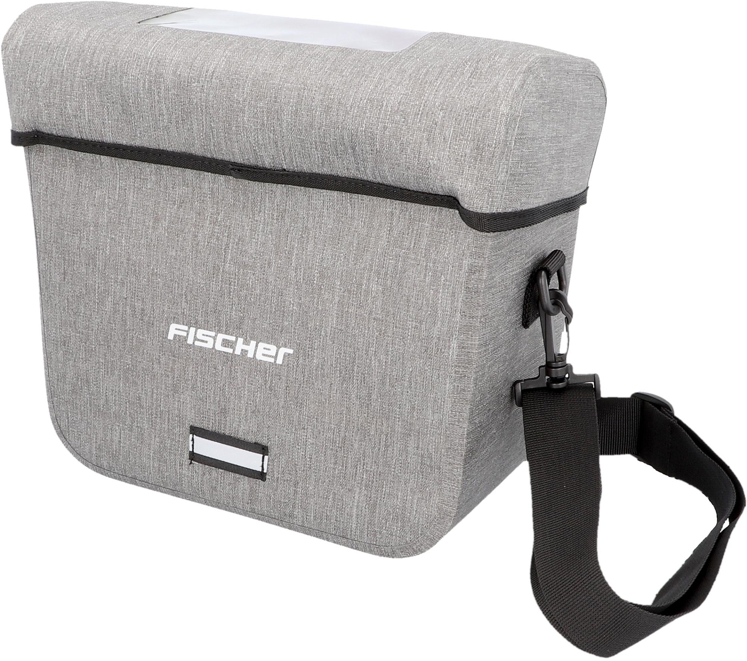 FISCHER Fahrräder Fahrradtasche in Grau